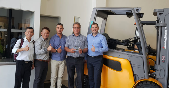 Industrial Truck Sales and Jungheinrich Singapore team